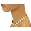 Image 1 : Mid-century White Thermoset Necklace