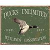 Image 1 : Ducks Unlimited - Since 1937 Metal Pub Bar, Hunt Room Sign