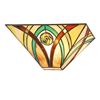Image 1 : Tiffany Mission Style Stained Glass Sconce Light