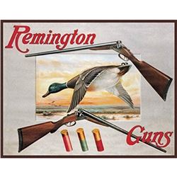 Remington Guns Duck Hunting Metal Pub Bar Sign