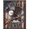 Image 1 : "Give Me Liberty" Vintage-style Pub Bar Metal Sign