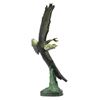 Image 1 : Large Life Size Bird of Prey, Eagle, Hawk Bronze Sculpture