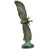 Image 2 : Large Life Size Bird of Prey, Eagle, Hawk Bronze Sculpture
