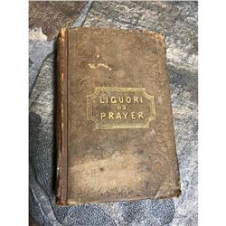 Mid 19thc Prayer Book, A Short Treatise On Prayer, St. Alphonsus Liguori