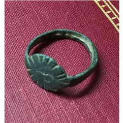 c.800 AD Bronze Byzantine Pilgrim's Ring, Artifact