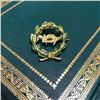Image 2 : Vintage Mid Century Masonic Shriner Rhinestone Pin & Presentation Box