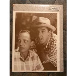 Don Knotts & Jim Nabors, Mayberry RFD Sepia Tone Photo Print