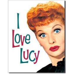 I Love Lucy Metal Pub Bar Sign