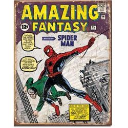 Vintage-style Spider Man Comic Book Pub Bar Metal Sign