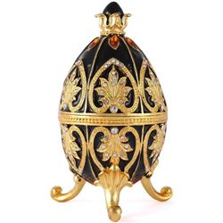 Russian Trinket Jewel Box Tri-footed Egg