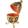Image 3 : Russian Trinket Jewel Box Tri-footed Egg