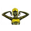 Image 2 : After Chiparus, Art Deco Style Gilt Bronze Sculpture, Illusion of Virtue
