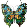 Image 1 : Tiffany Style Stained Glass Butterfly Hanging Window