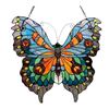 Image 2 : Tiffany Style Stained Glass Butterfly Hanging Window
