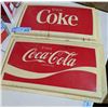 Image 2 : Coca-Cola Soda fountain advertising panel - 17" x 10"