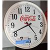 Image 2 : Collector white round Enjoy Coca-Cola clock 14" Diameter
