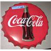 Image 1 : Reproduction Coca-Cola cap tin - 16" Diameter