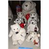 Image 1 : Coca-Cola polar bear stuffed toys - six small, one big
