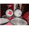 Image 2 : Miscellaneous collectible Coca Cola sports items, golf balls, and a bucket