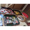 Image 1 : 5 Coca-Cola trays - Largest 16" x 11"