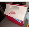 Image 2 : Novelty Coca Cola cooler with Coca Cola stationary and collectible pens