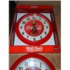Image 2 : 2 Coca-Cola clocks and a Coca Cola tie - ( 8.5" Diameter both )