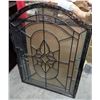 Image 1 : Fireplace glass screen from the show
