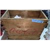 Image 1 : Wooden pop crate - Coca Cola branded