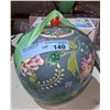 Image 1 : Flowered pottery with lid from the show