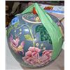 Image 2 : Flowered pottery with lid from the show