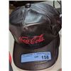 Image 1 : 2 vintage leather Coca-Cola caps
