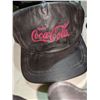 Image 2 : 2 vintage leather Coca-Cola caps