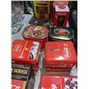 Image 2 : Collectible Coca Cola canisters and cans