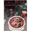Image 1 : Coca-Cola collectible plate limited edition and miscellaneous glassware