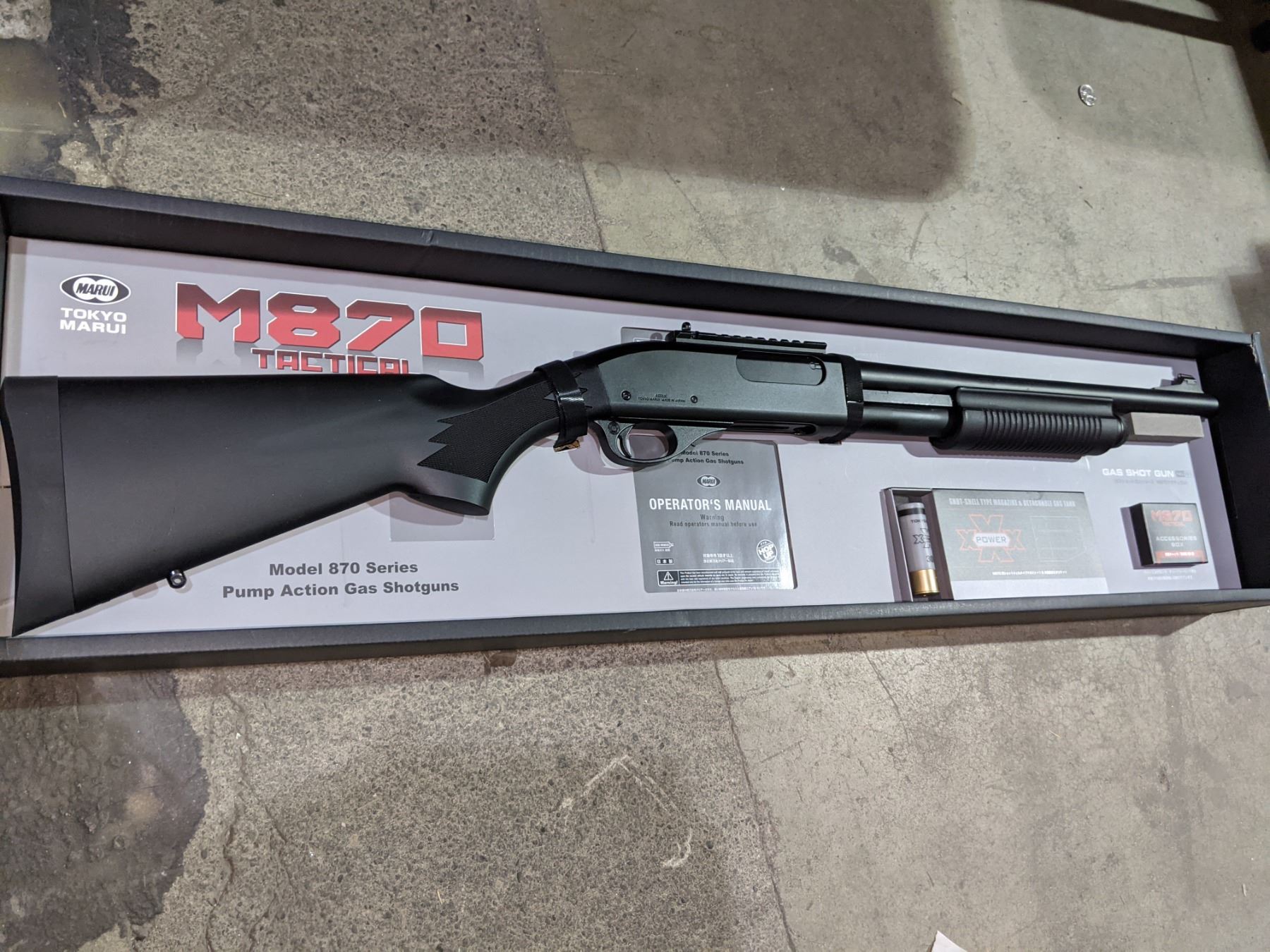 M870 tactical Airsoft gun disclaimer required from the show