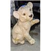 Image 1 : Cement lion cub sculpture from the show