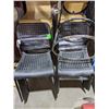 Image 10 : Chairs, stools, glass pieces for cabinets great for shower, plastic bulbs, curtains, plastic bowls,