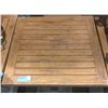 Image 1 : Wooden table from the show