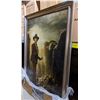 Image 1 : Original style oil painting from show featuring lead actor - 79" x 55"