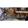 Image 2 : Rare collector KONA cargo excursion bike. Leather seat and wood carrier