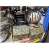 Image 2 : Group of aged metal boxes, cans and trays from show