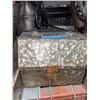 Image 3 : Group of aged metal boxes, cans and trays from show