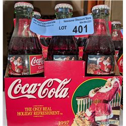 1997 Coca Cola Christmas cases