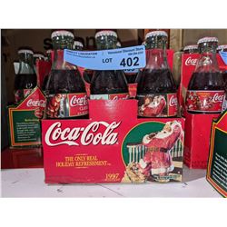 1997 Coca Cola Christmas cases