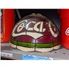 Image 3 : Coca Cola Lamp shades, bucket full of advertising and misc