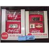 Image 1 : 2 Coca Cola clocks (cooler and dispenser bank shaped)