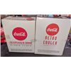 Image 3 : 2 Coca Cola clocks (cooler and dispenser bank shaped)