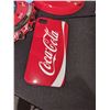 Image 2 : Misc novelty Coca cola items (clock, phone cases, rubics cube etc)