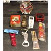 Image 1 : Coca Cola can openers and a dish