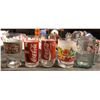 Image 2 : one row of Coca Cola printed glass cups